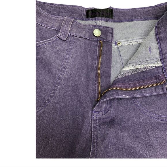 simply Lavish Purple Jean Pants - Picture 6 of 11